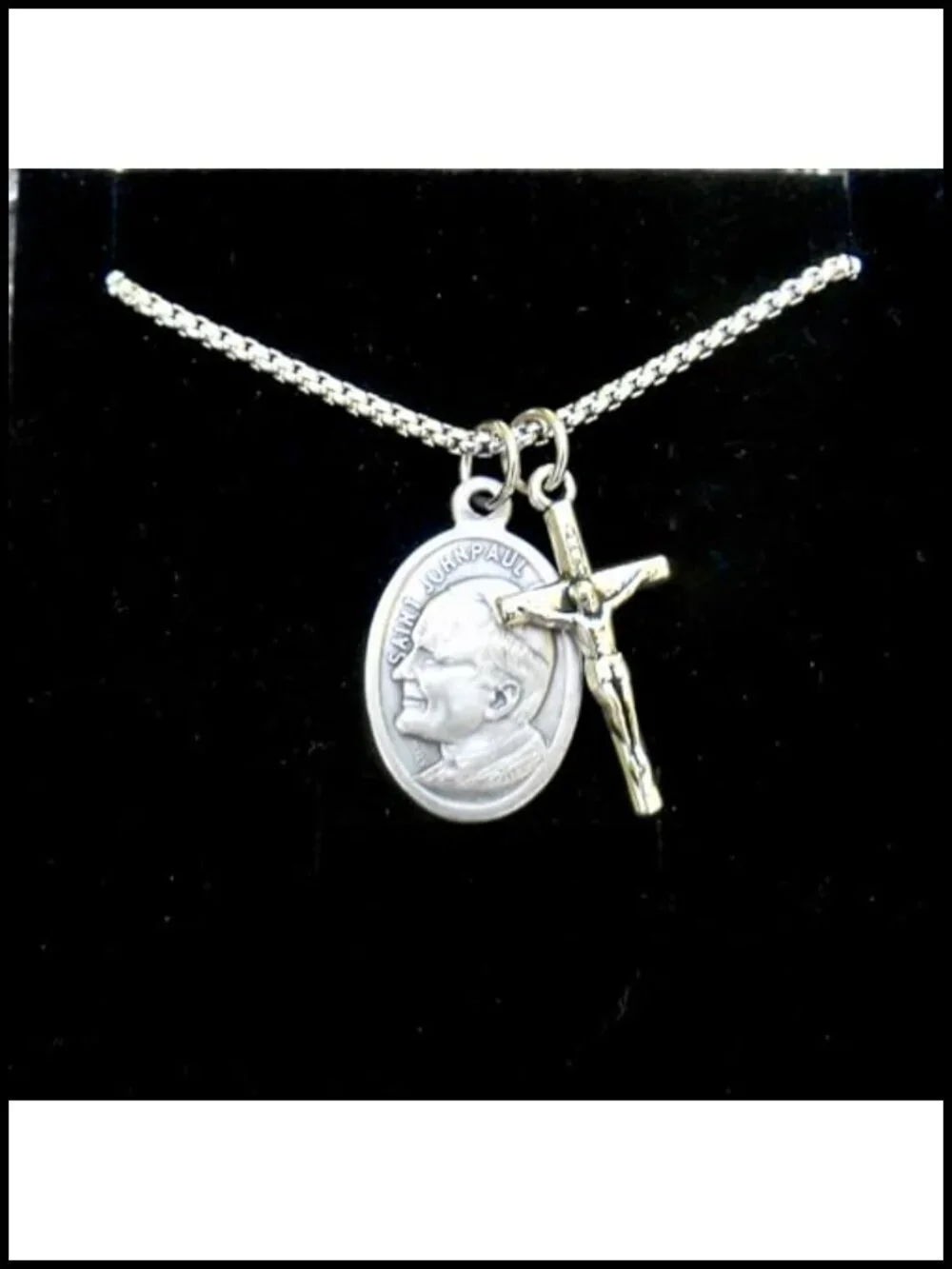 Saint Pope John Paul II Pendant Necklace 24